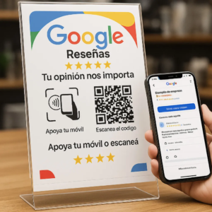 Cartel QR Google Reviews
