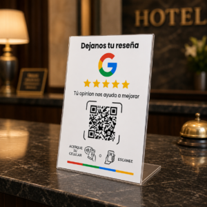 Cartel QR Google Reviews